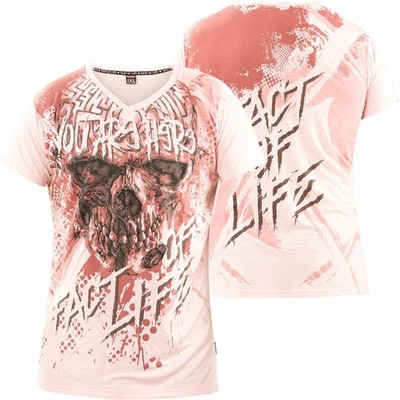 FACT OF LIFE Damen T-Shirt Labyrinth GS-09 Pink