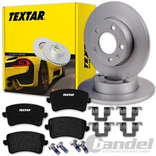 TEXTAR BREMSSCHEIBEN 300mm + BELÄGE HINTEN passend für AUDI A4 B8 8K + A5 8T 8F