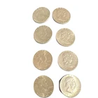 8…1950 Choice BU Uncirculated Franklin Silver Half Dollars