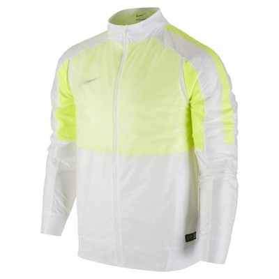 Nike Select Revolution Lightweight Woven Jacket White Volt Soccer Men s Small