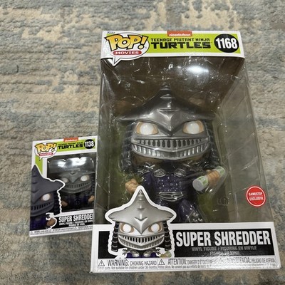 Funko POP Jumbo TMNT Ninja Turtles SUPER SHREDDER Gamestop Exclusive Figure 1168