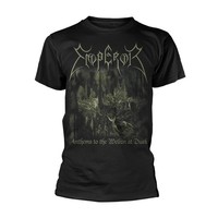 Emperor - Anthems 2017 Black T-Shirt, Front & Back Print X-Large