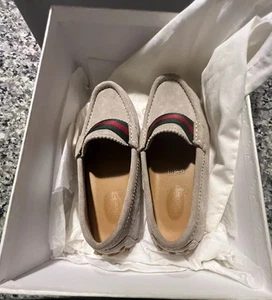 Mocassins Gucci en cuir marron pour enfants garçons pointure US 12 neufs dans leur boîte