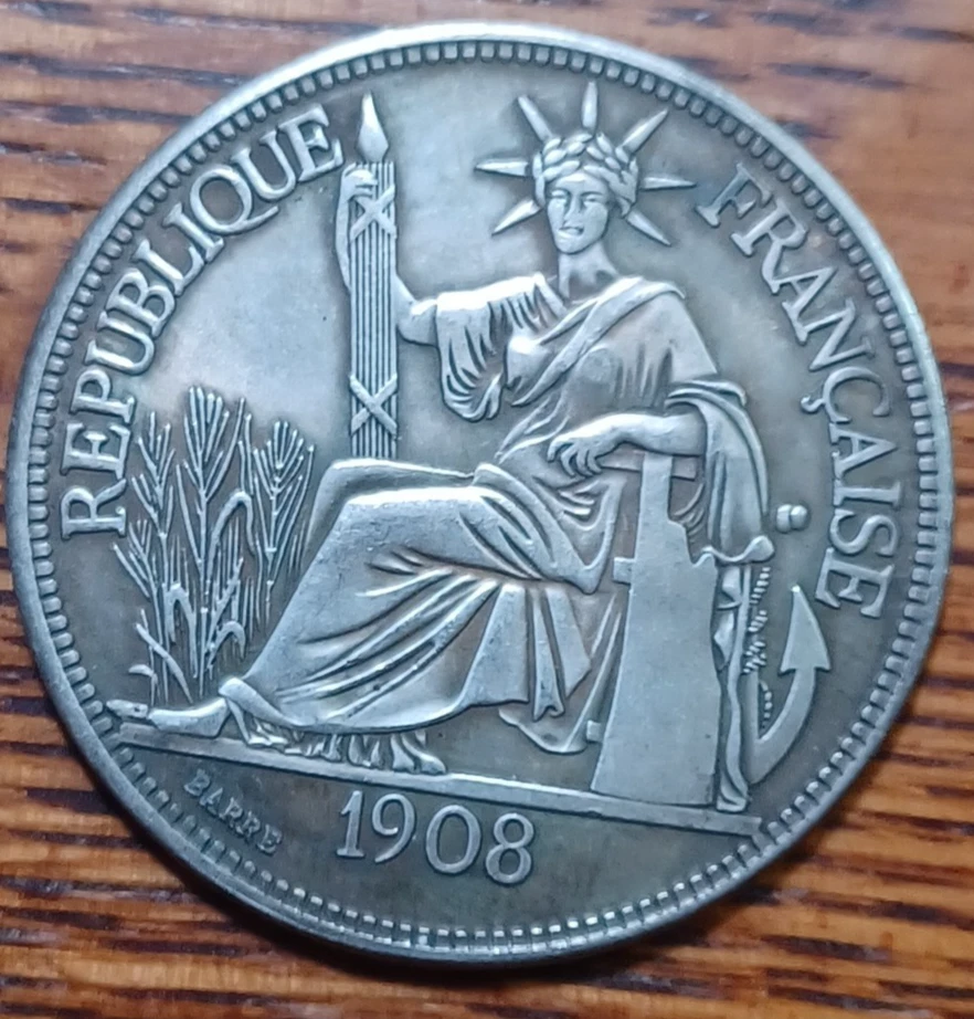 银色1908 年法国硬币| eBay