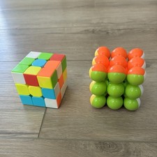 Cube Twist Puzzle Set Multicolor 3x3x3 Plastic Brain Teasers Twist Puzzle; Set