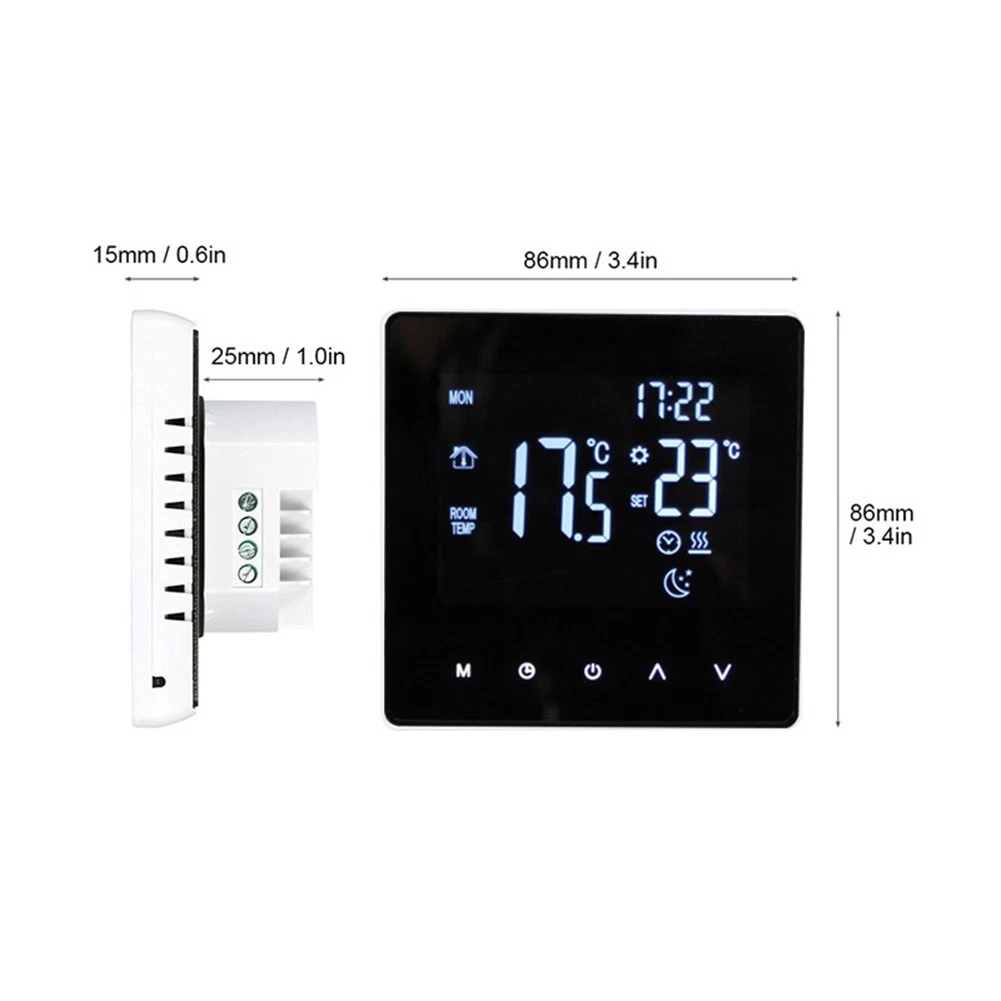 WiFi Wireless Smart Thermostat For Home With App Control And for child Lock