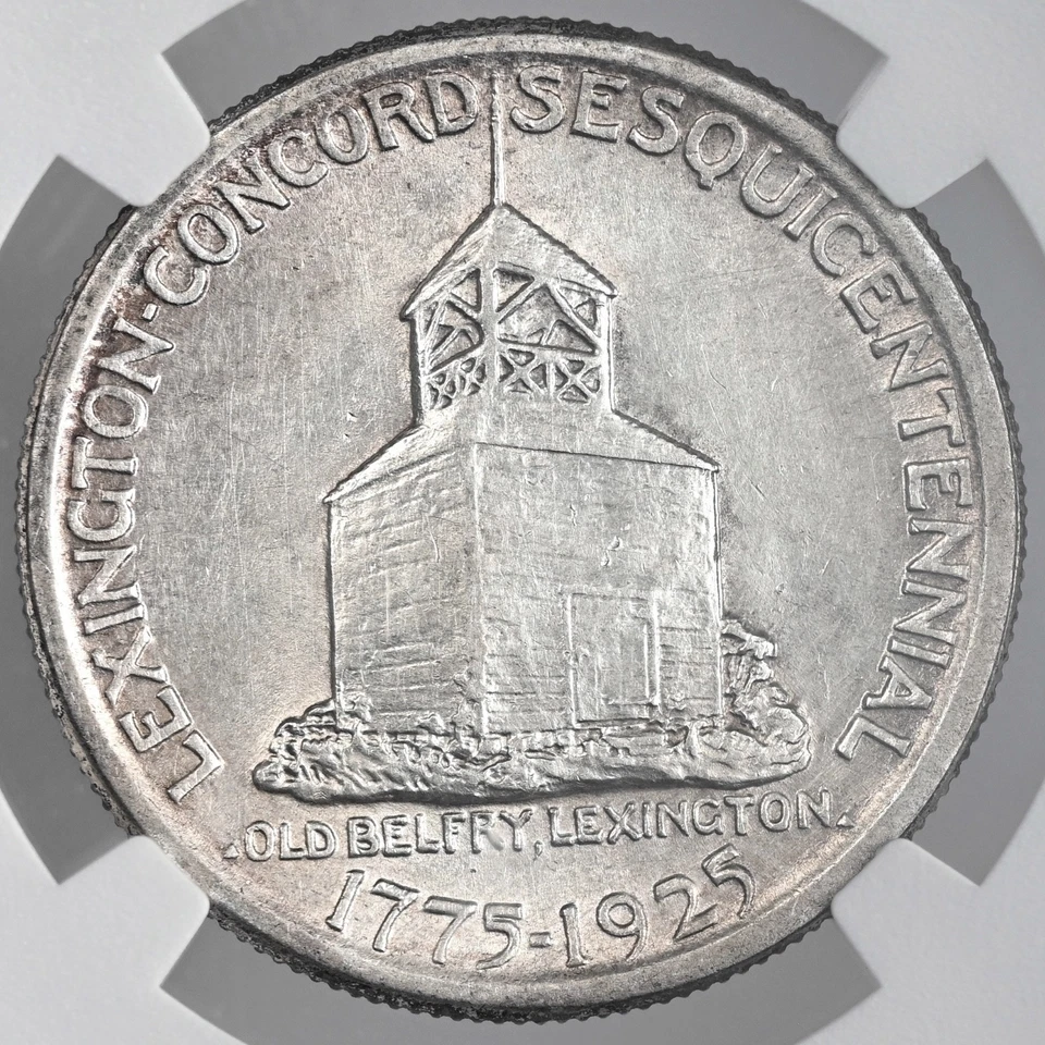 1925  50C LEXINGTON SILVER HALF DOLLAR  NGC UNC DETAILS "CLEANED"  #8405243-043 - Image 3 of 4