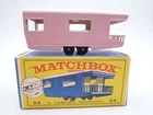 VINTAGE MATCHBOX LESNEY No.23d TRAILER CARAVAN IN ORIGINAL BOX 1965