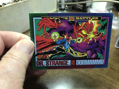 1993 SKYBOX Marvel Universe Series 4 # 160 DR. STRANGE VS DORMAMMU