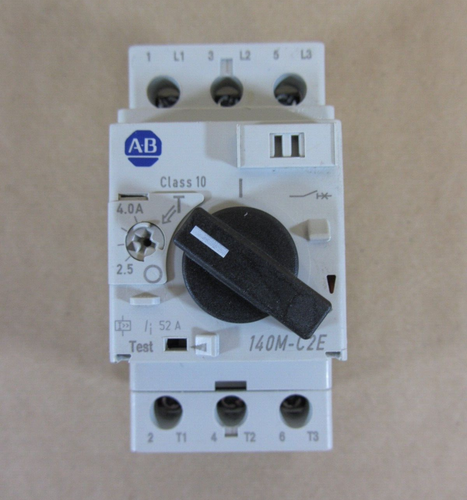 Interruptor de circuito de protección de motor Allen-Bradley 2.5-4A, 140M-C2E-B40 - Imagen 10 de 10