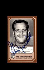 Gino Marchetti Signed 1975 Fleer Immortal Roll Baltimore Colts Autograph