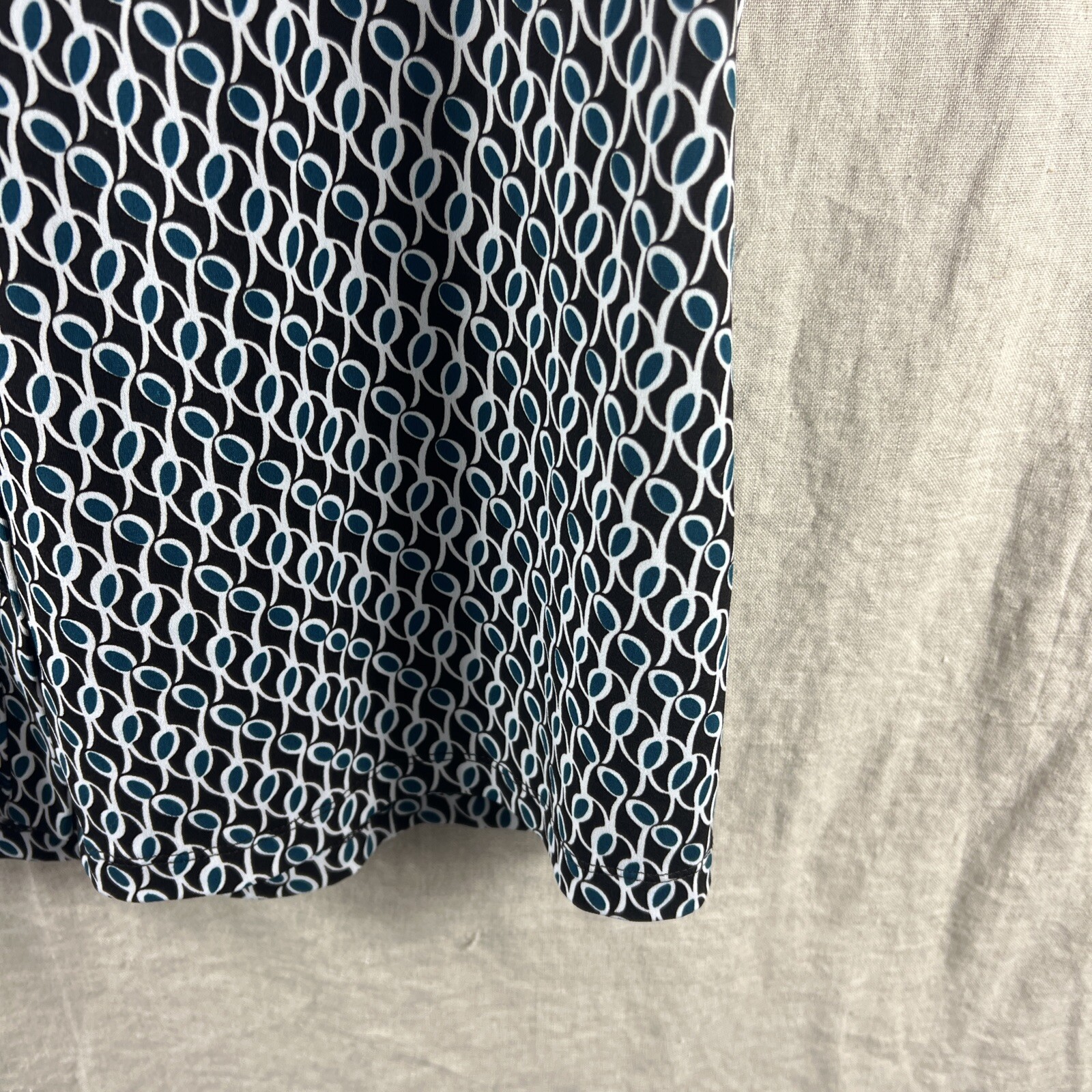 Perceptions Women's Multicolor Patterned Short Sl… - image 4