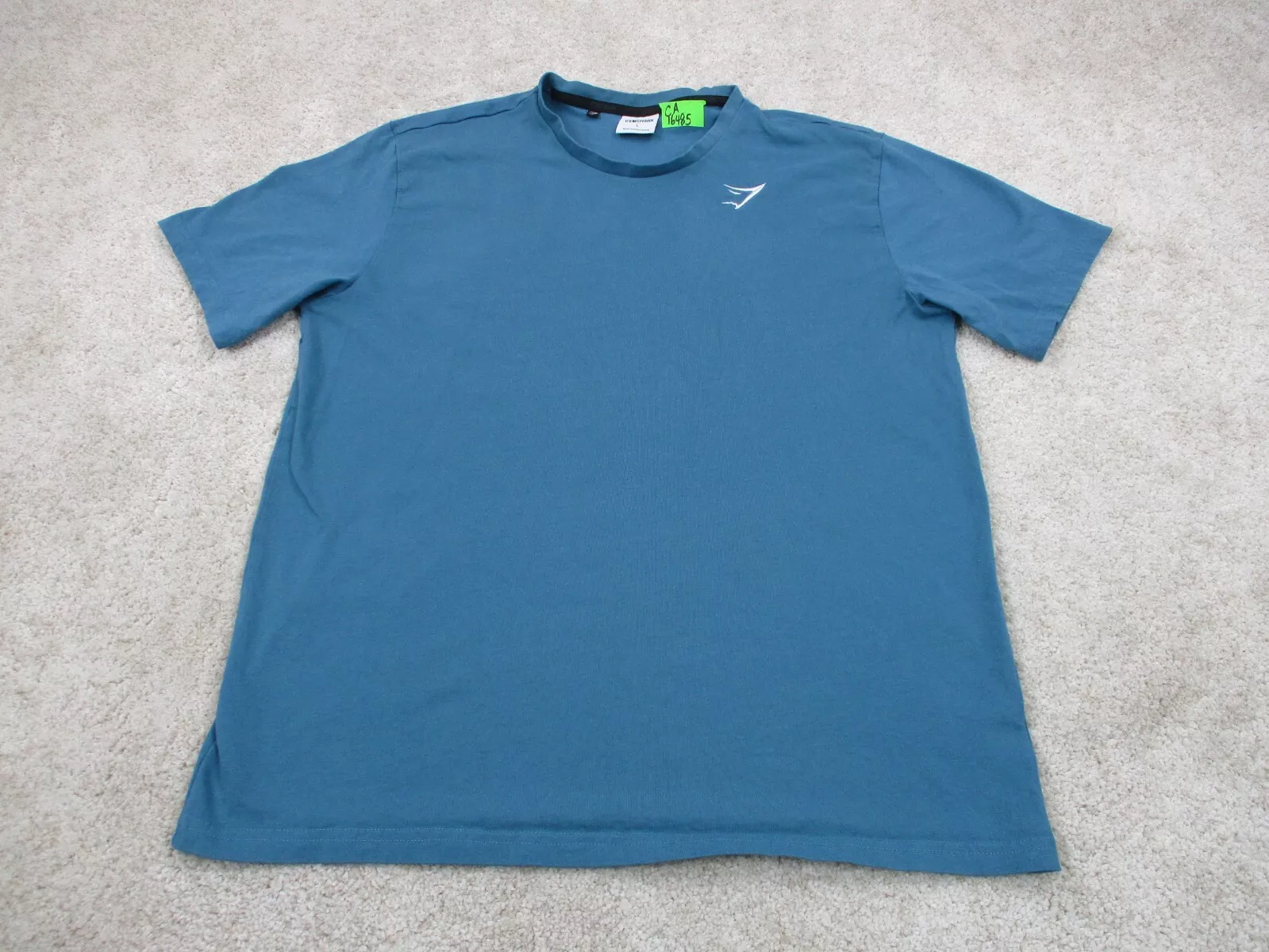 gymshark athletic casual crew neck cotton shirt