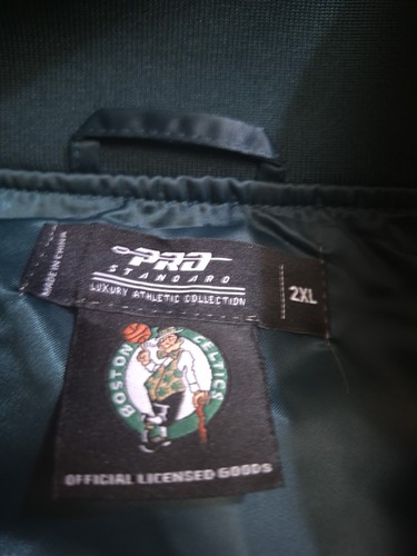 Pro Standard Boston Celtics 2023-24 City Edition Men’s Green Satin Jacket 2XL - Picture 8 of 10
