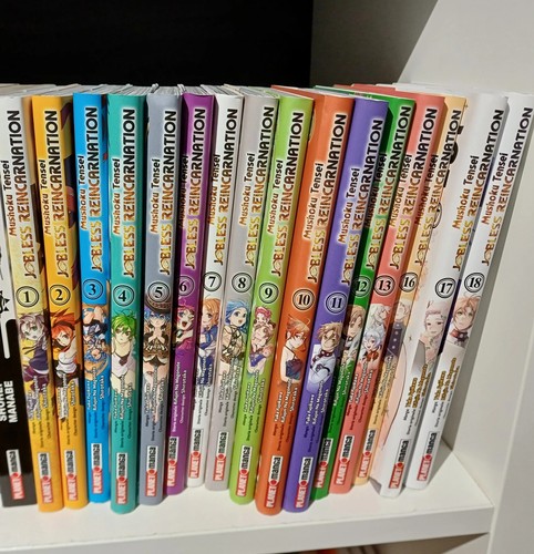 Jobless Reincarnation Mushoku Tensei dal vol 1 al vol 18 NUOVI