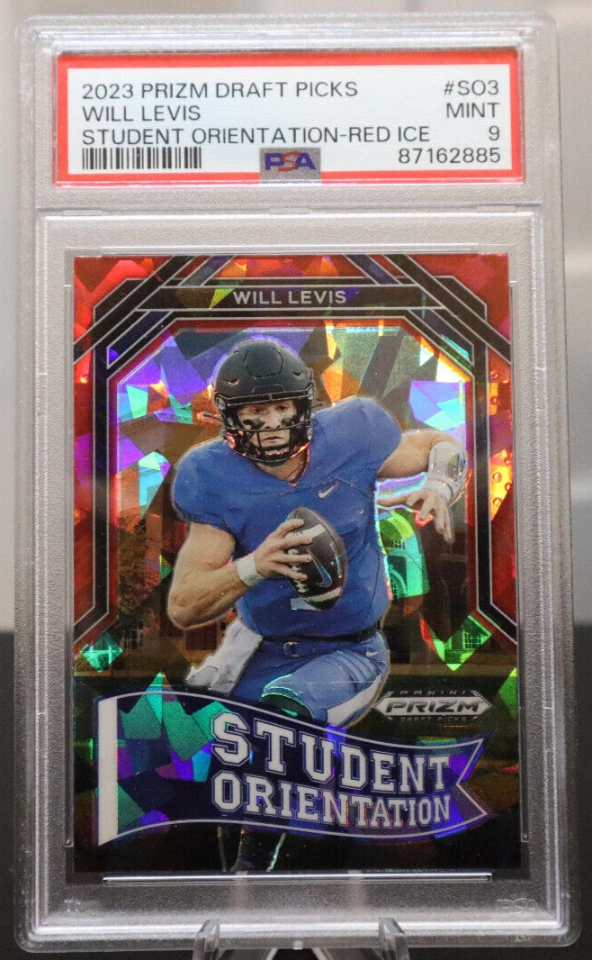 Will Levis Panini Prizm Draft Picks Student Orientation #SO3 Red Ice