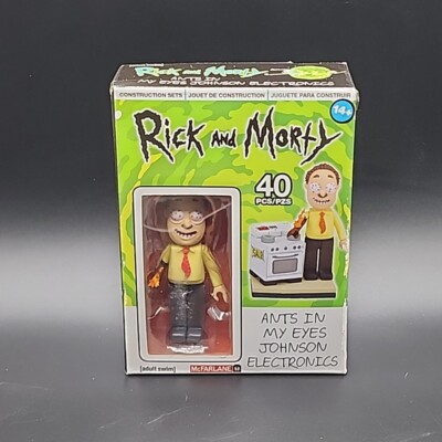McFarlane Rick and Morty Ants in My Eyes Johnson Electronics Construction Set