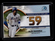 2023 Bowman Scouts’ Top 100 Alex Ramirez New York Mets #BTP-59