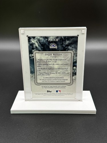 Baseball MLB Magnetic Card Holder Display Case With Stand Up To 140pt In White - Picture 2 of 6