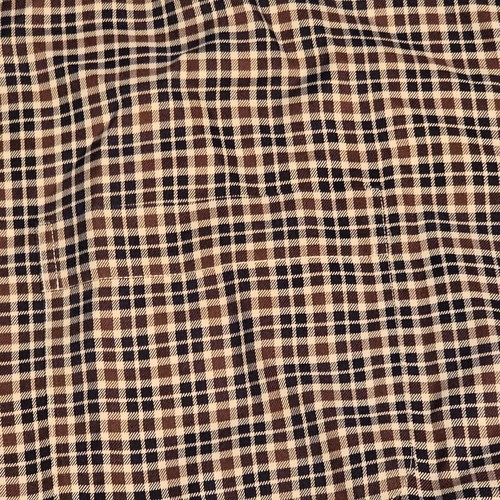 Brooks Brothers Shirt Mens XXL Blue Plaid Supima Cotton Long Sleeve Non Iron - Picture 4 of 6