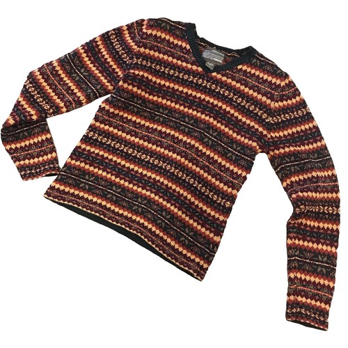 Abercrombie & Fitch Vintage Sweater Xl Y2k 2000s Blue Knit Country