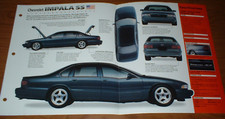 1996 Chevy Impala Ss Original Imp Brochure Specs Info 96 95 94 Lt1 1994 1995 1996 Chevy Impala Ss Original Imp Brochure Specs Info 96 95 94 Lt1 1994 1995