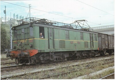 SPAIN       *      RENFE    Loco # 260-006 with freight train at Oviedo in 1971