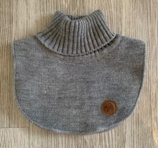 H M Kids Baby Infant Knitted Scarf Bib Gray