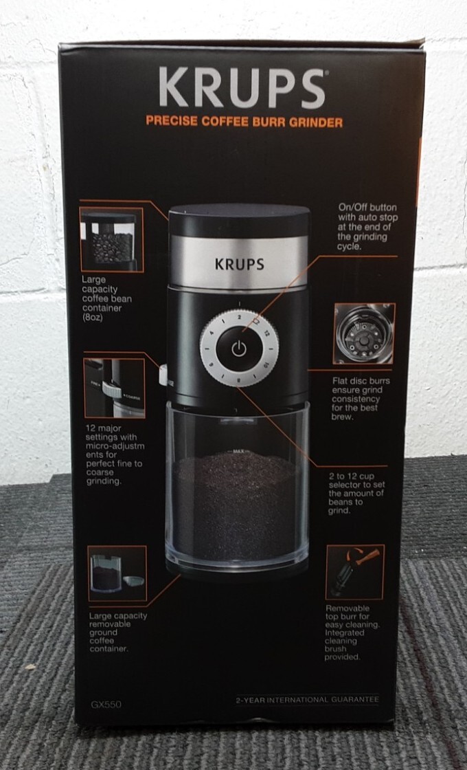 Krups GX550 Precise Coffee Burr Grinder 