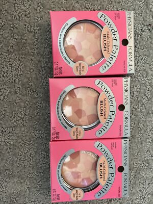 3 Physicians Formula Powder Palette #3538 Blushing Nude Multi-Colored Blush New