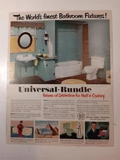 Vintage 2 Side Universal Bath Fixtures & Devoe Paint Ad APRIL 1951 BH&G Magazine