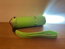 LUX-PRO LP395 Gels Glow in Dark 9 LED Flashlight 3 x AAA Batteries