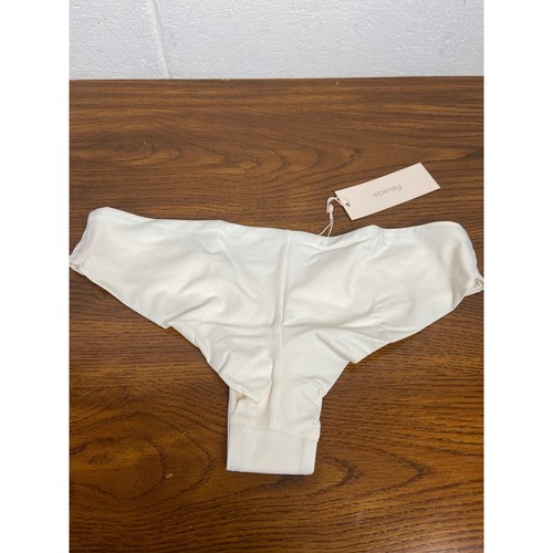 NWT Eberjey So Solid Coco Bikini Bottoms Ecru Minimalist Swimwear Large W1450OO - Picture 4 of 8