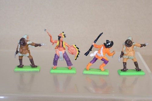 BRITAINS DEETAIL JOB LOT de cowboys américains du wild west et indiens mexicains 29om - Photo 18 sur 20