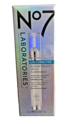 Nro 7  LINE CORRECTING  Booster Serum  15ml Brand Boots Retail USA Made in USA