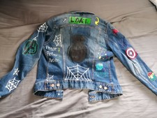 Hand Painted Jacket Marvel Inspired