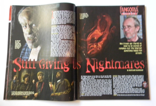FANGORIA : ISSUE 284: HORROR : 30TH ANNIV/WES CRAVEN/CLIVE BARKER : 2009 : VG - Picture 4 of 6