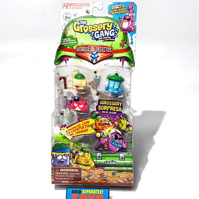 Grossery Gang Bug Strike 4 Pack Season 3 RARE International Spanish package R