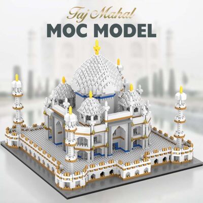 MOC 3D Taj Mahal 3D Steine Puzzle 4146 Stck. - EXPERTENLEVEL!