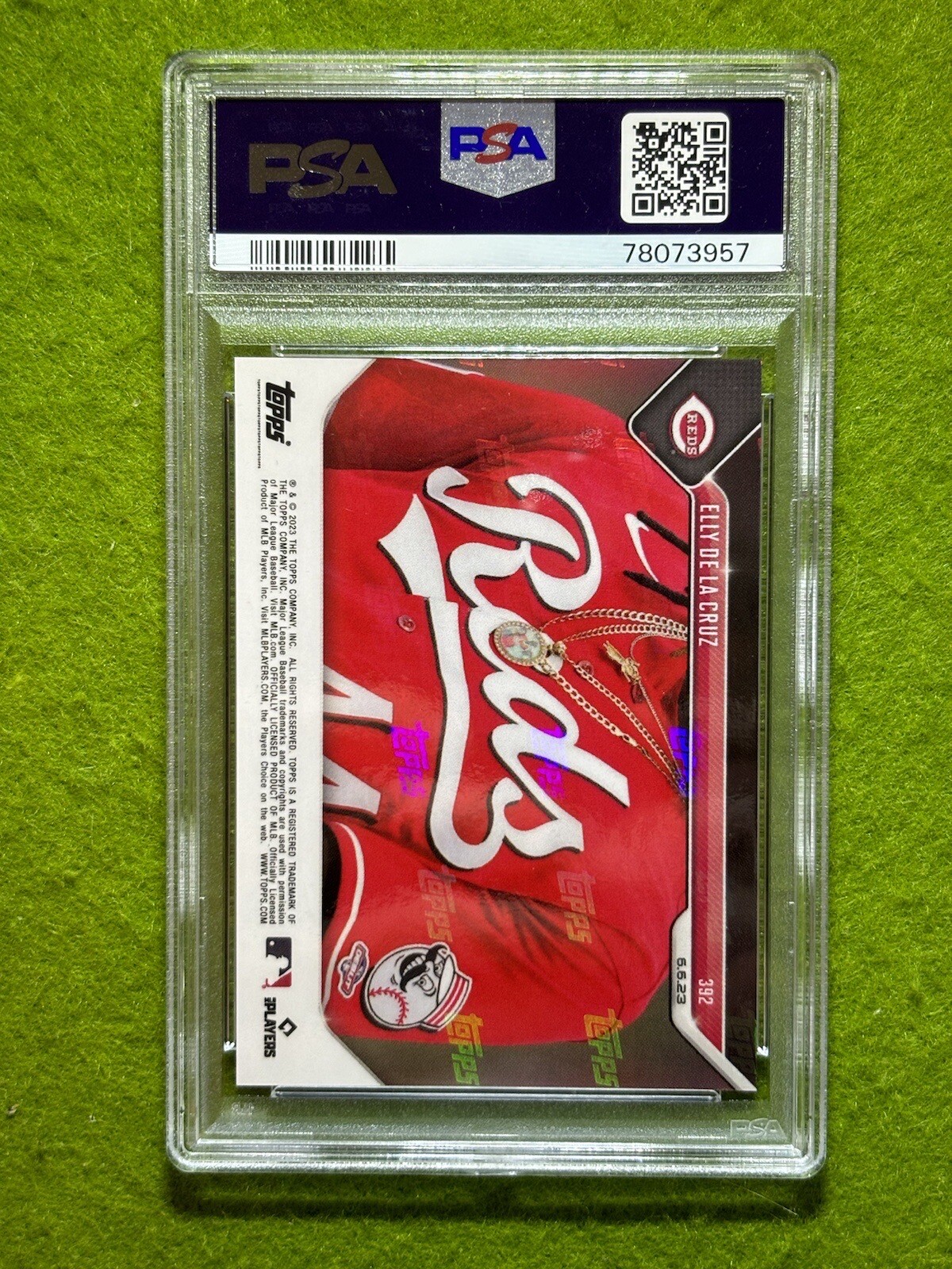 Elly De La Cruz PSA 10 ROOKIE CARD /25773 SP REDS RC 2023 Topps Now CALL-UP   rc view 19