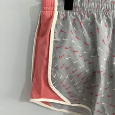 Nike Dri-Fit Running Shorts Girls Medium Pink Elastic Waist Gym Brand New 28