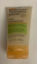 1 NEUTROGENA NATURALS ACNE FOAMING SCRUB 4.2 OZ AS PICTURED NEW