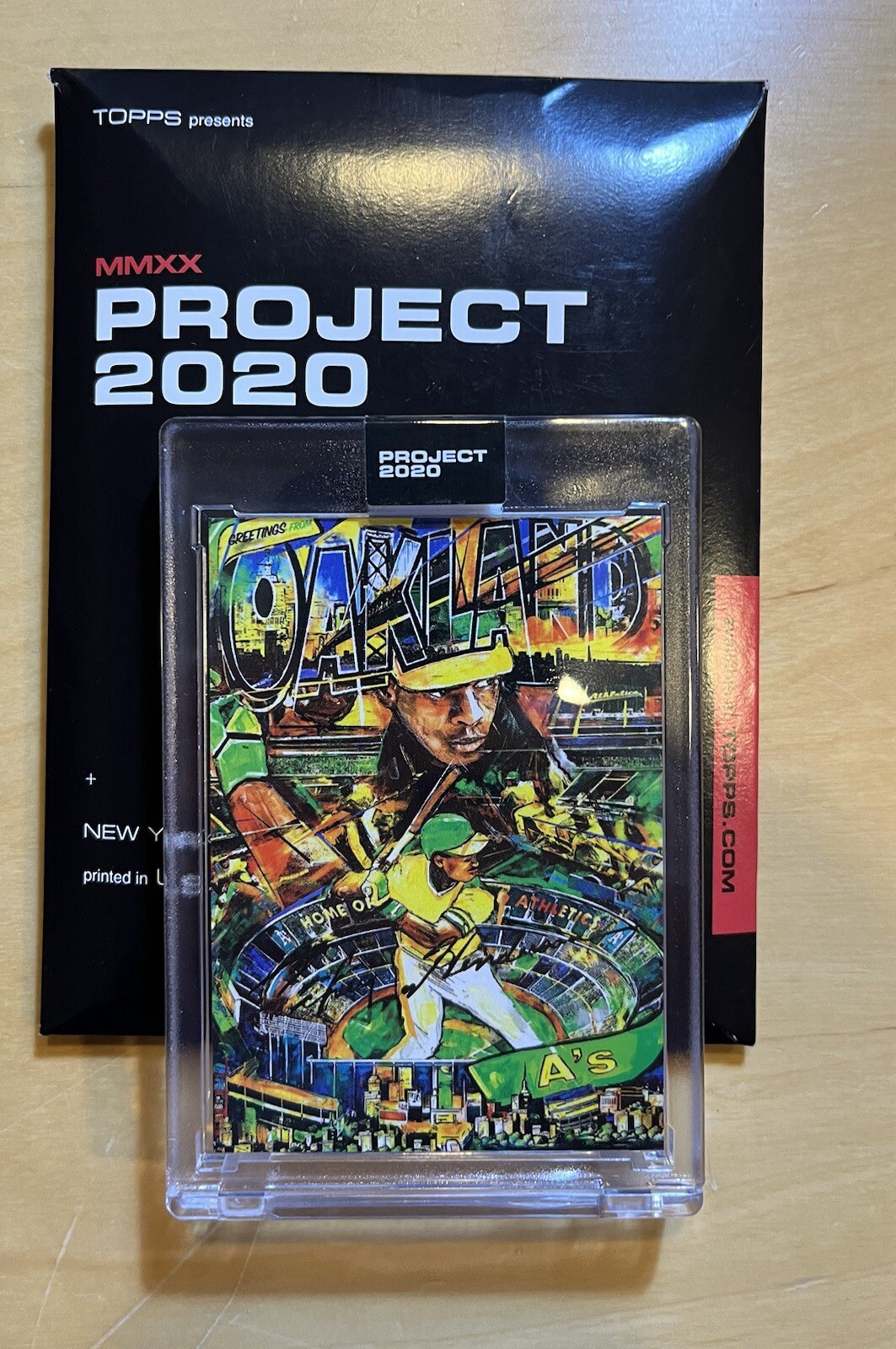 Rickey Henderson 2020 Topps Project 2020 - 1980 Topps Andrew Thiele #185 