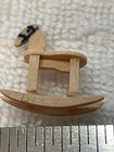 Rocking horse for miniature dollhouse kit DIY Vintage wood toy — photo 2