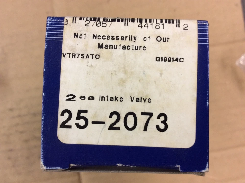 Nueva válvula de admisión del motor Clevite 25-2073 CANTIDAD 1 Foto 2 de 4