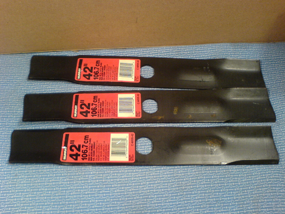 TRUE VALUE C-MMR42 Mower Deck Blade Set - Replaces Murray 23209 - New S-13-5