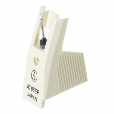 Ago Stilo Ricambio ATN85EP Per Cartucce Audio-Technica AT85EP, AT301EP, AT311EP – Punta Ellittica, Bianco