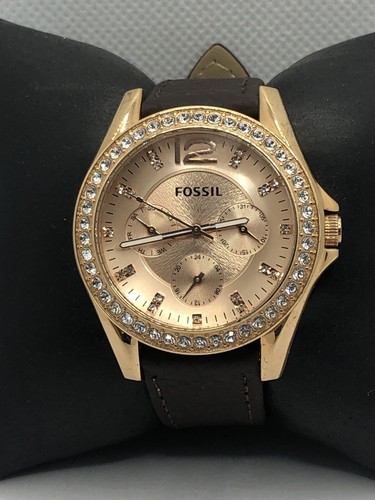 Fossil ES2811 Women's Black Leather 