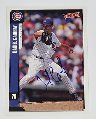 DANIEL GARIBAY SIGNED AUTO'D 2001 UPPER DECK VICTORY CARD #346