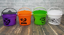 McDONALD's 2023 Halloween Bucket Pail Classic Boo Buckets HAPPY MEAL TOYS SET